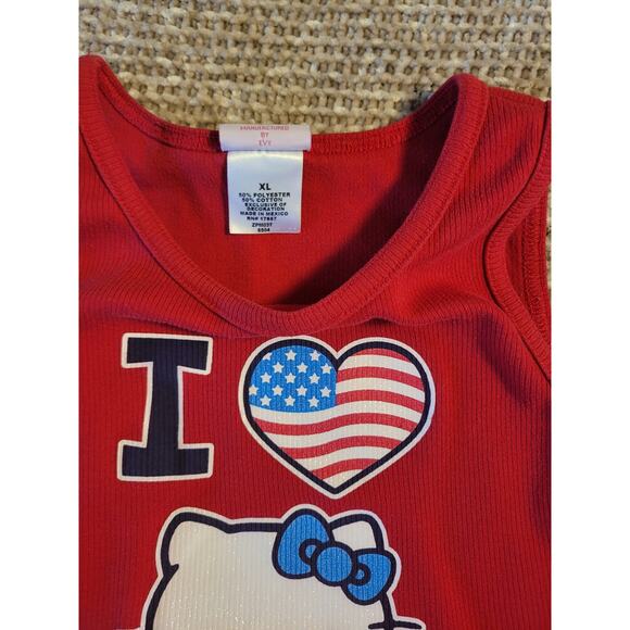 HELLO KITTY Teens crop top size XL - Picture 3 of 5